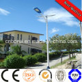 Luz de calle solar de 24W To300W con poste, sensor de iluminación accionado solar de la lámpara solar del camino del LED